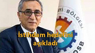 Hedef 2023 yılında 20 bin istihdam