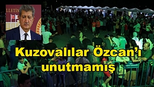 Ali Özcan duyulan sevgi seli damgasını vurdu