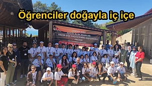 Otuz gönüllü öğrenci doğayı eğlenerek ve öğrenerek keşfetti