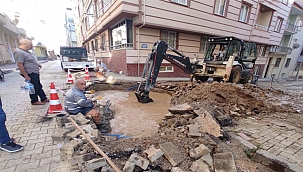 Mahalle göle döndü