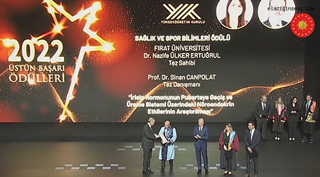 FÜ'sine, Cumhurbaşkanı Recep Tayyip Erdoğan'dan ödül