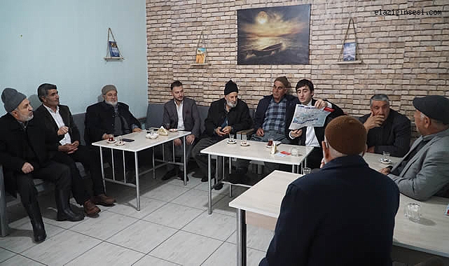 Alacakaya-Ergani yolunu biz yapacağız