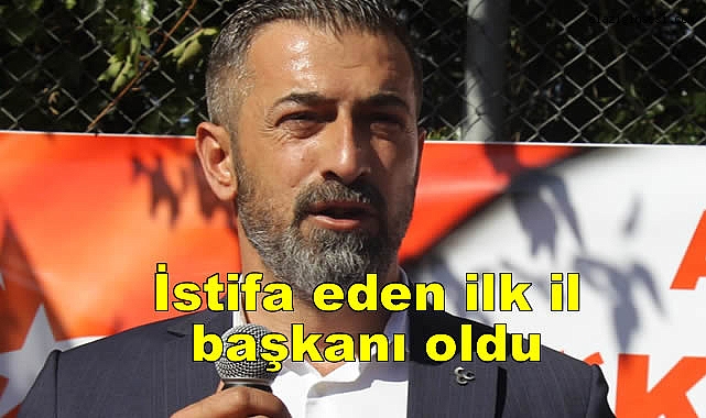 MHP İl başkanı istifa etti