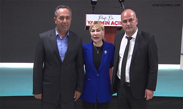 Prof. Dr. Yasemin Açık'a Ege bölgesindeki Elazığlılardan tam destek