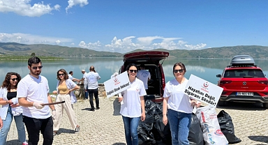 Dünya tütünsüz günü etkinliği Hazar Gölünde düzenlendi
