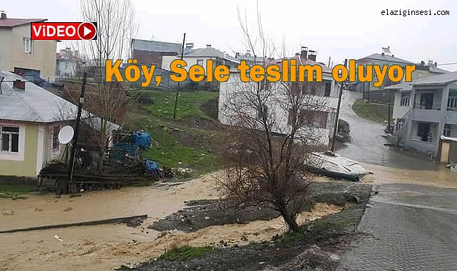 Kovancılar İlçesi Mirahmet köyünde yaşanan seller nedeniyle eğitim yapılamıyor