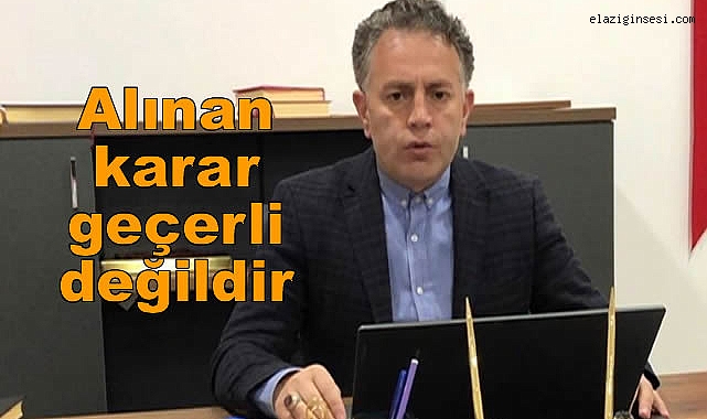 Postu kurtarmak için görevden alma kararını alel acele almışlar