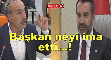 Başkan Şerifoğulları ile MHP'li Meclis Üyesi Çak arasında;