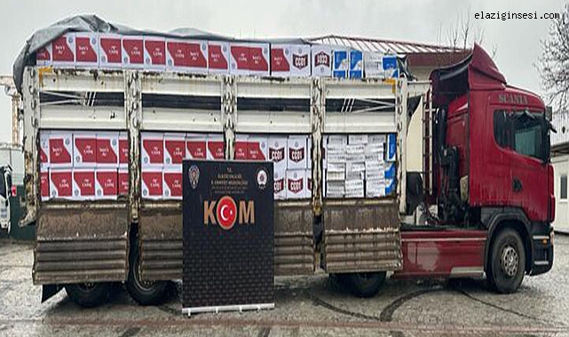Elazığ Emniyet Müdürlüğünden Kaçak Sigara Denetimi