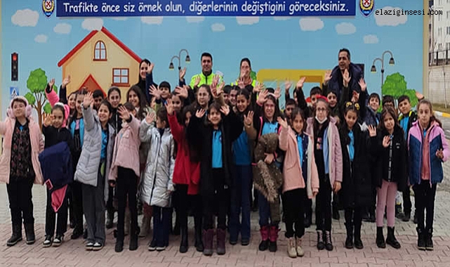 Elazığ'da Öğrencilere Trafik Eğitimi
