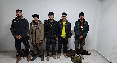 Elazığ'da Düzensiz Göçmenler Yakalandı