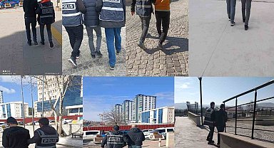 Elazığ'da Kesinleşmiş Hapis Cezası Bulunan 19 Kişi Yakalandı