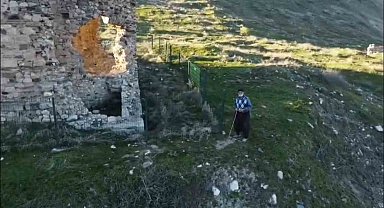 Elazığ'da İlk Defa Dron Gören Vatandaşın Şaşkınlığı