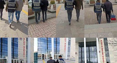 Elazığ'da Kesinleşmiş Hapis Cezaları Bulunan 27 Şahıs Yakalandı