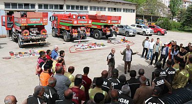 Elazığ'da Yangın İle Mücadele Eğitimleri Sürüyor