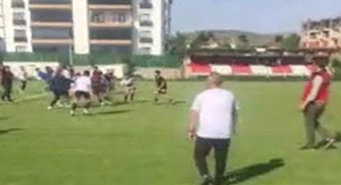 Elazığ'da şampiyonluk maçı sonrası kavga çıktı