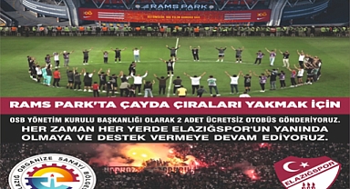 Elazığ OSB'den iki otobüs desteği