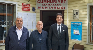 Saadet Partisi İl Başkanı Akın, Mahalle muhtarlarını ziyaret etti