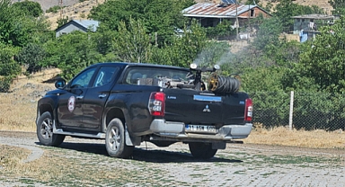 Köylerin ilaçlamaları devam ediyor