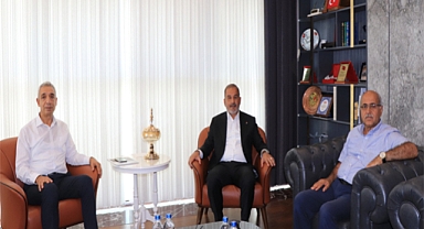 Prof. Dr. Türkoğlu, ETSO Başkanı Alan'ı ziyaret etti