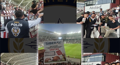 Emniyet Müdürlüğü Yasadışı bahis konusunda taraftara broşür dağıttı