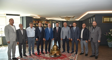 (TKDK) Başkanı Dr. Ahmet Antalyalı, Elazığ Ticaret Borsasını ziyaret etti