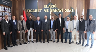 Hollanda Elazığ İşadamları derneği'nden ETSO Başkanı Alan'ı ziyaret etti