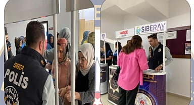 Siberay projesinde 350 öğrenci bilgilendirildi 