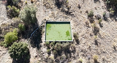 Yalındamlar köyü'nde kapalı sulama sistemi çalışmaları devam ediyor