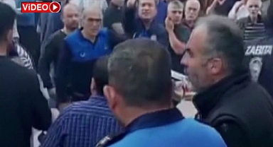 Zabıta ekipleri ile seyyar satıcı arasında yaşanan küfürlü tartışma kavgası