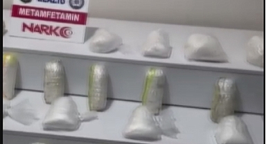 Elazığ'da piyasaya sürülecek 20 kg Metamfetamin maddesi ele geçirdi