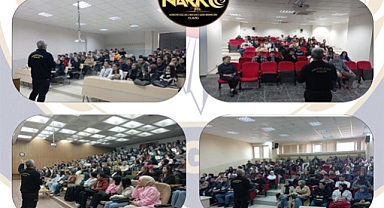 Elazığ Narkotik ekipleri bu defa FÜ'si öğrenci ve personellerini bilgilendirdi