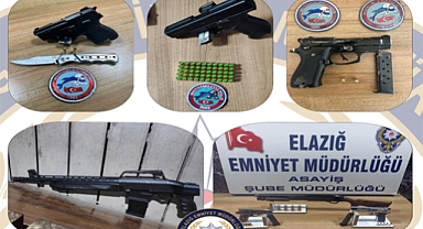 Ruhsatsız silah taşımaktan 11 şahıs yakalandı