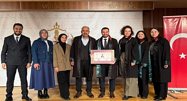 Stajyer Avukat Hasan Ahmet Yıldırım yemin ederek mesleğe ilk adımını attı 