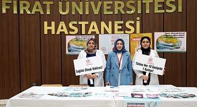 Elazığ'da, Sigarayı Bırakma Standı kuruldu