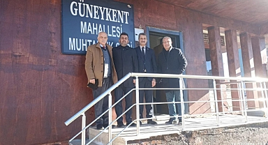 İYİ Parti, Altı mahalle muhtarını ziyaret etti