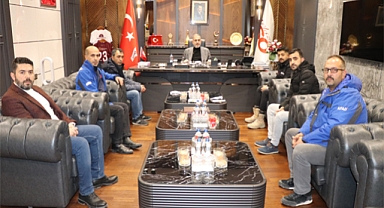 TYP kapsamında AFAD'ta çalışan 27 personel ETSO Başkanını ziyaret etti