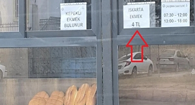 Ekmek satışında yeni teknik: ISKARTALI EKMEK bulunur