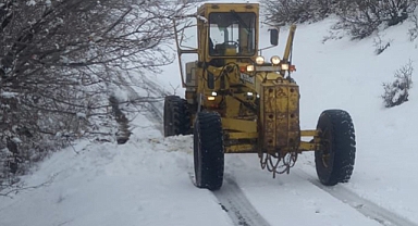 İki İlçede 54 köy yolu ulaşılma kapandı
