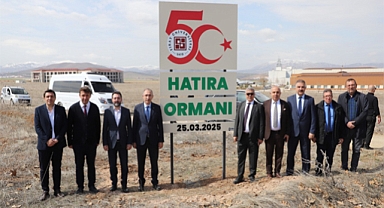 Fırat Üniversitesinde 50. Yıl hatıra ormanı oluşturdu