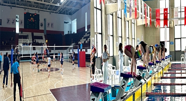 Okul Sporlarında Voleybol ve Paletli yüzme yarışmaları sona erdi