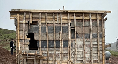 Alacakaya Halkalı Köyü TOKİ Konutları içmesuyu ve GES Yapım İşi yüzde 50 seviyesine ulaştı