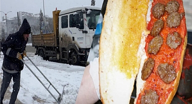 Elazığ Belediyesinin karla mücadelesindeki başarısının sırrı; Köfte - Ayran'mı...!