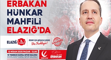 Yeniden Refah Partisi Genel Başkanı Dr. Erbakan Elazığ'a geliyor