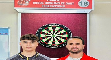 Elazığ'ın ilk Dart Milli takım sporcusu: Bedirhan Nas oldu