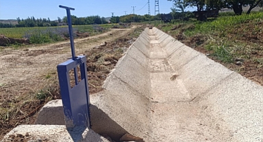 Elazığ Tadım köyü sulama kanalları yenilendi