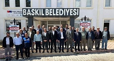 Hizmet-İş, Baskil Belediyesini ziyaret etti