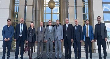 Sağlık Hak-Sen heyeti Cumhurbaşkanlığı Sağlık Müdürü Kadir Sorucuoğlu'nu ziyaret etti