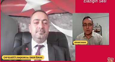 CHP Elazığ İl Başkanı Onur Özkan: Atatürk Lisesi projesinin sonuna kadar takipçisiyiz