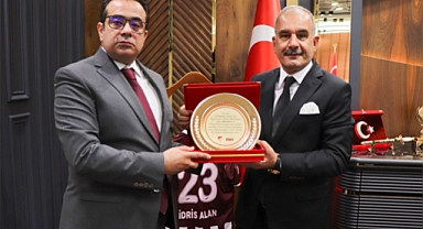 Elazığspor Başkanı Yılmaz, ETSO Başkanı Alan'ı ziyaret etti 